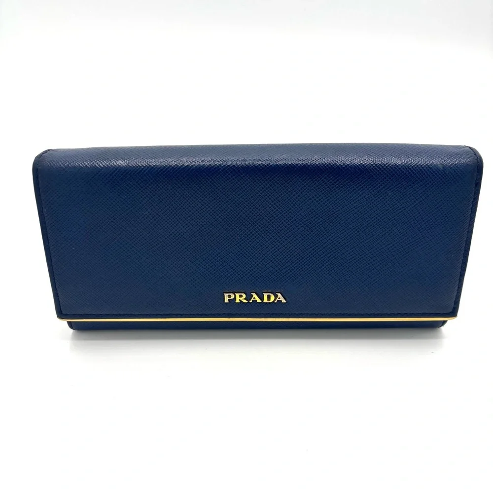 Prada Blue‎ Wallet | comes with box
